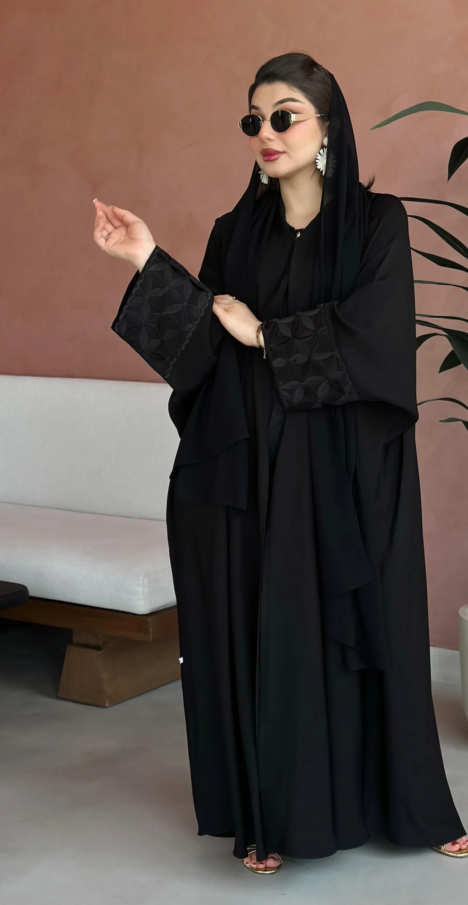 عباية نوار كلاسيك