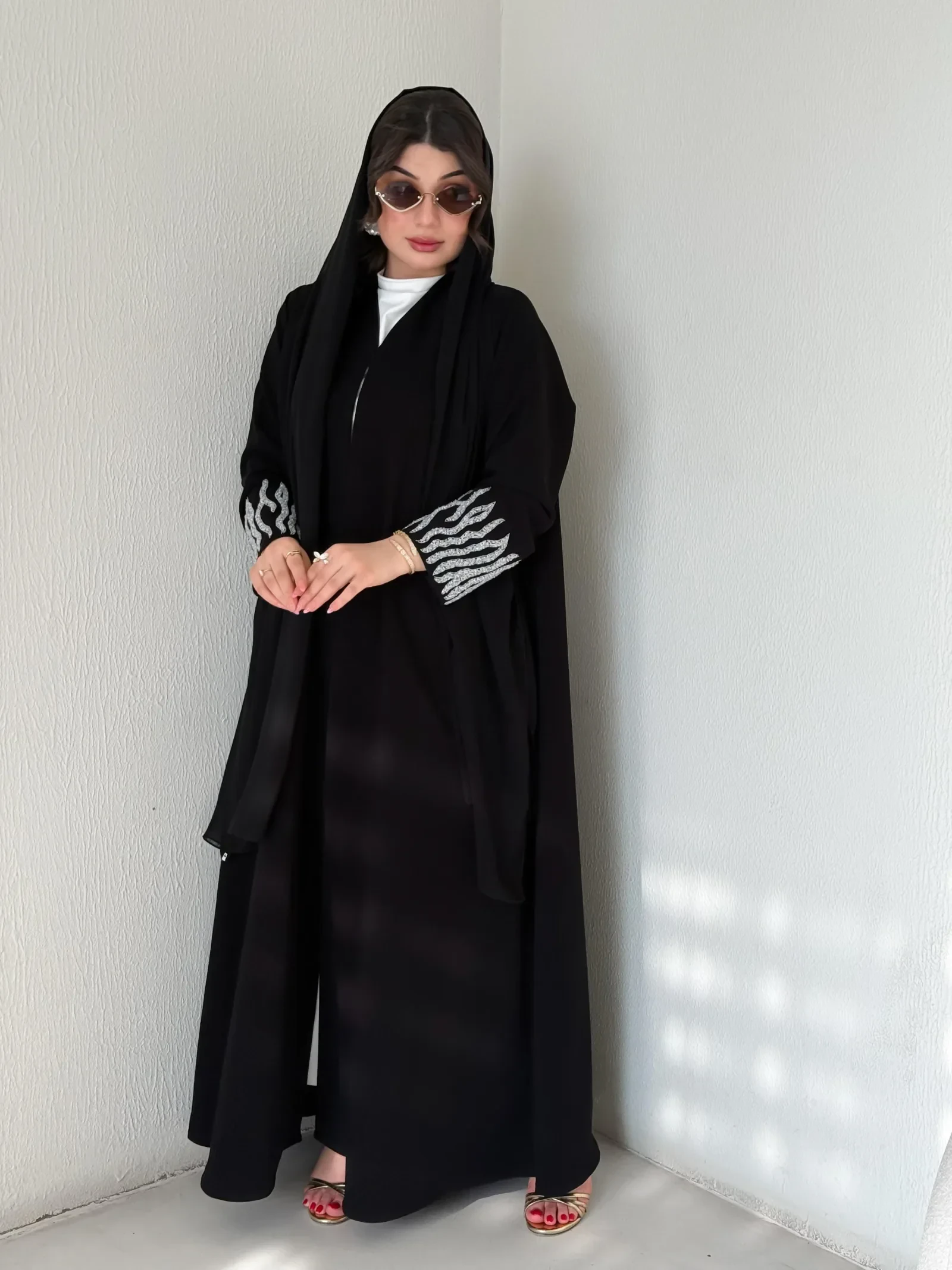 عباية كتان سموك