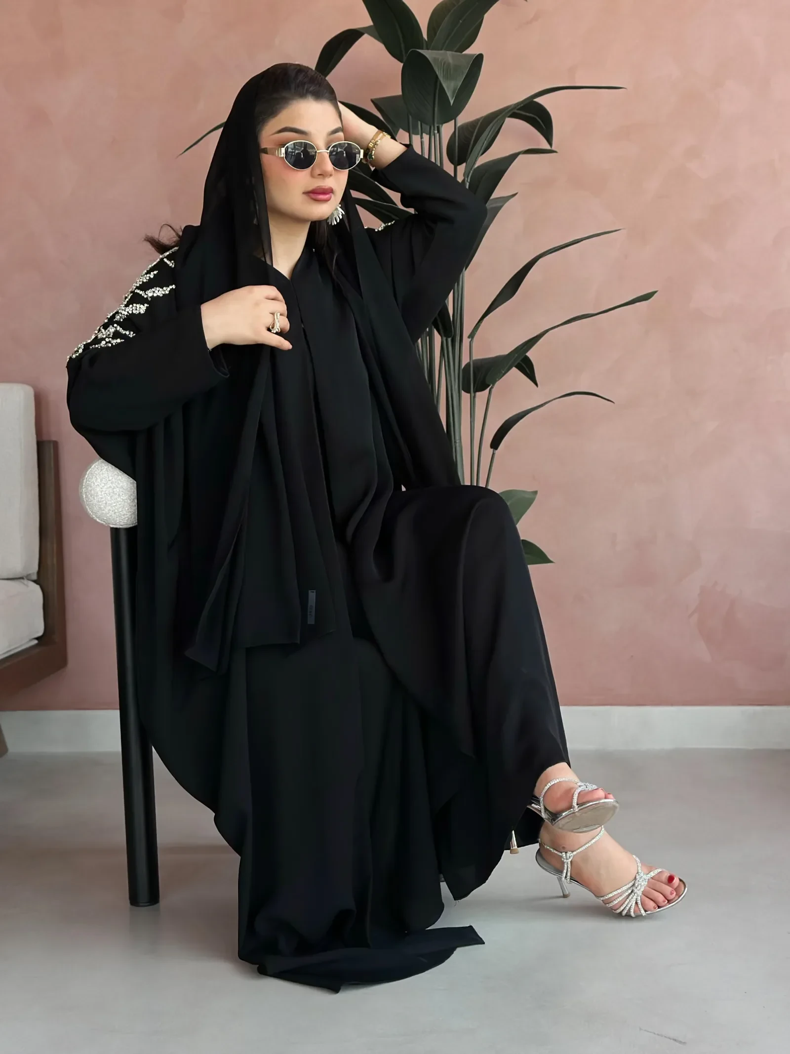 عباية نوار كلاسيك